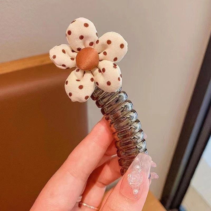 تصویر کش مو فنری پیکسل دار کش سیم تلفنی